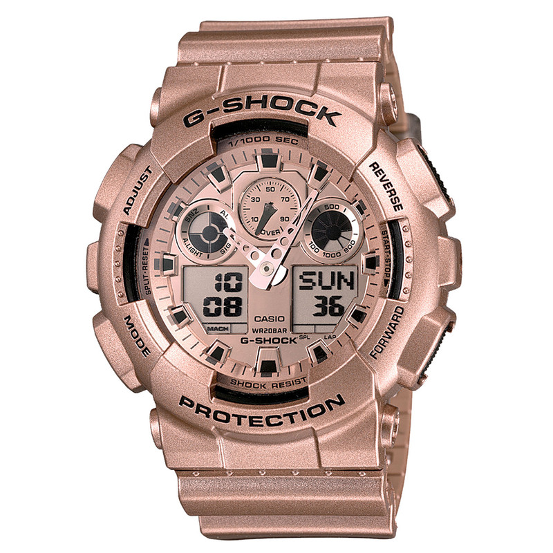 ساعت مچی عقربه‌ای کوارتز کاسیو مدل GA-100GD-9ADR