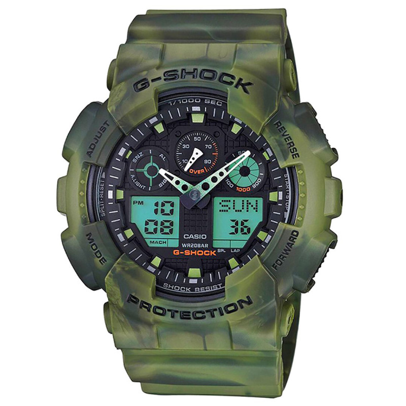 ساعت مچی عقربه‌ای کوارتز کاسیو مدل مدل GA-100MM-3ADR