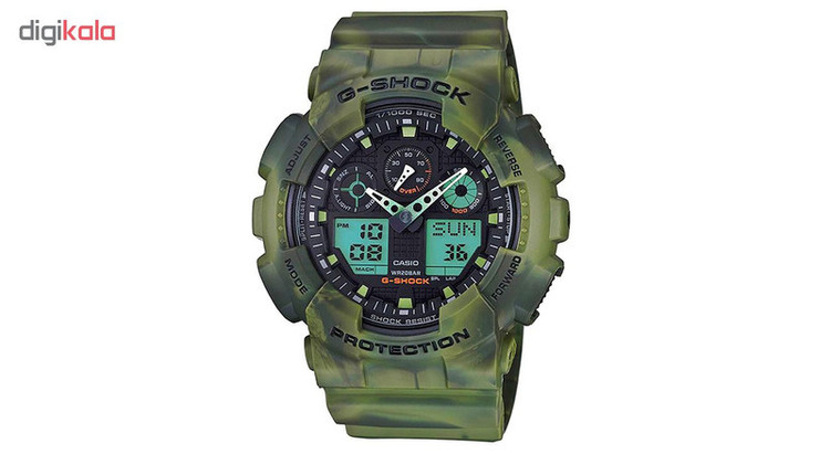 ساعت مچی عقربهای کوارتز کاسیو مدل مدل GA-100MM-3ADR