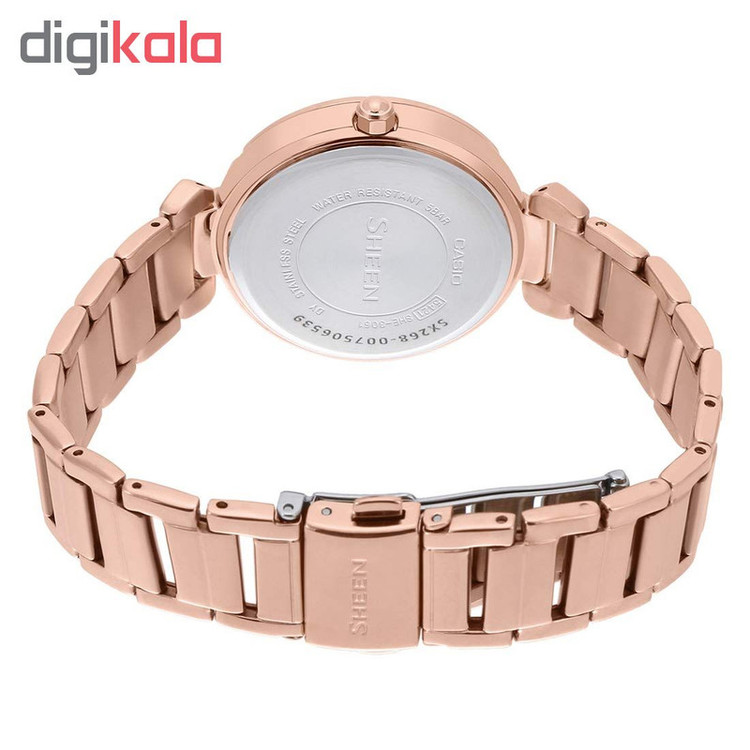 ساعت مچی عقربه ای زنانه کاسیو مدل SHE-3061PG-2AUDF