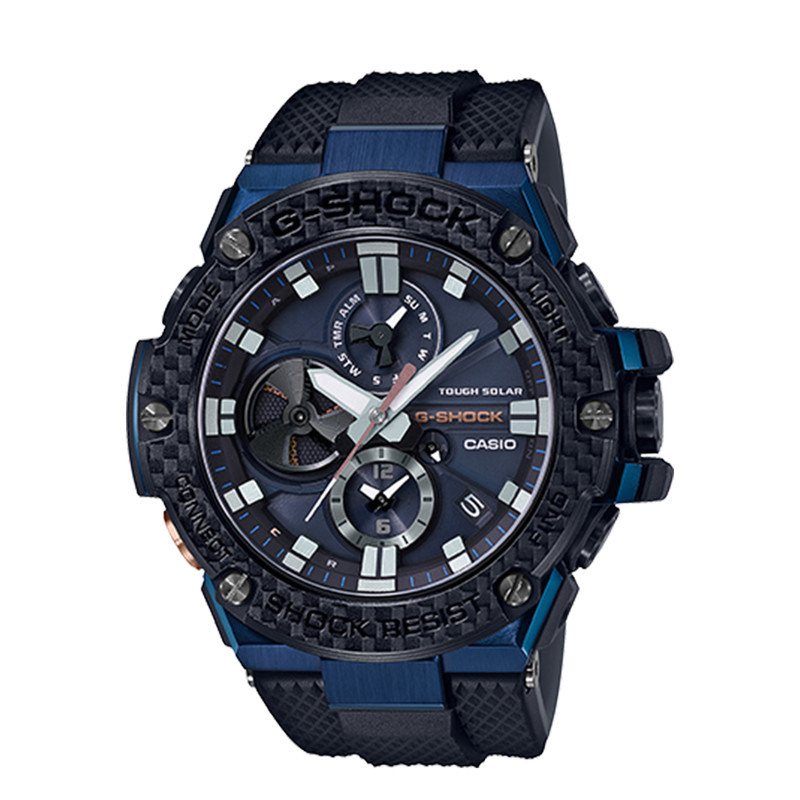 ساعت مچی عقربه ای مردانه کاسیو جی شاک مدل G-STEEL GST-B100XB-2AJF